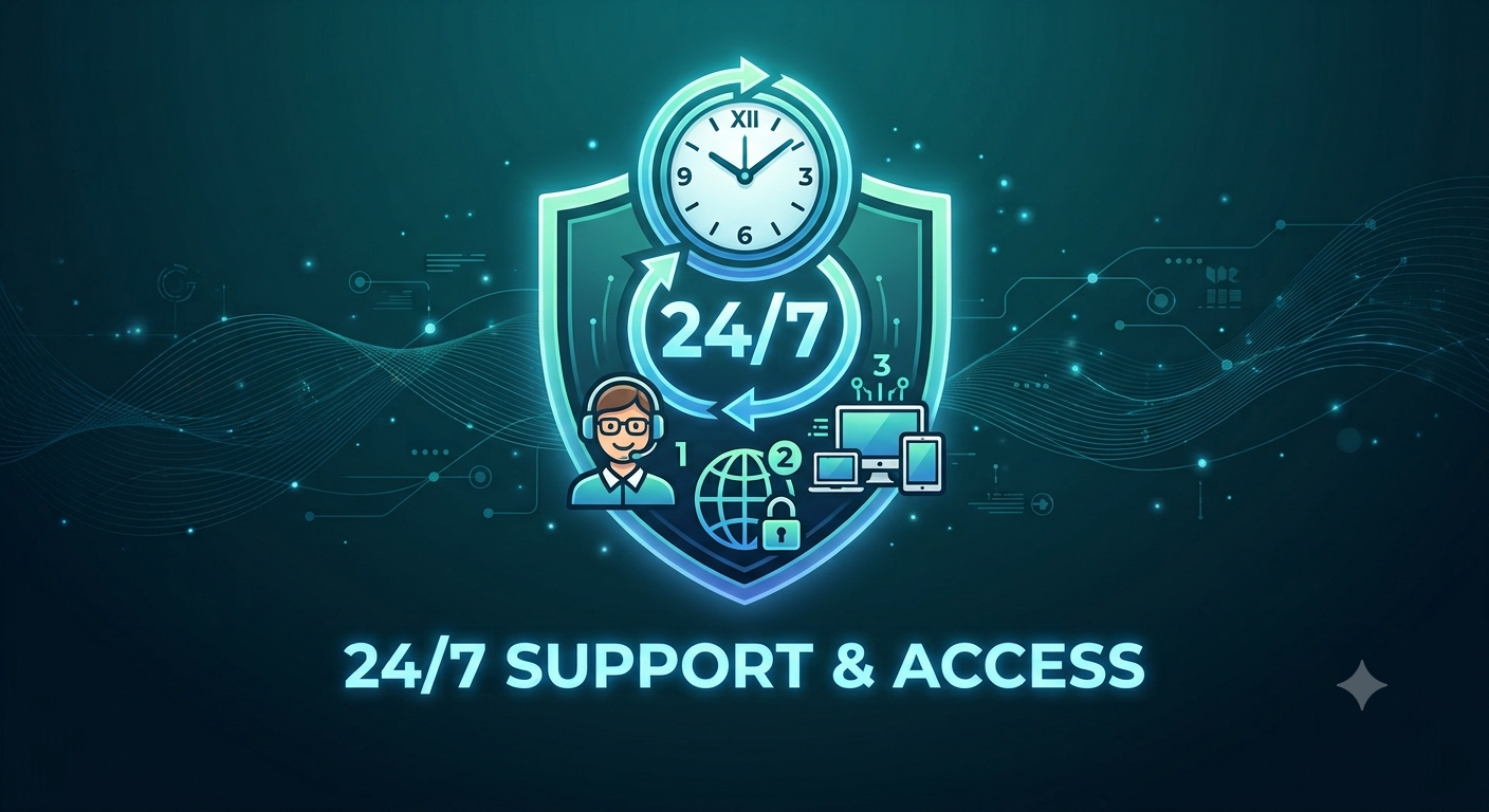 24/7 Support & Access